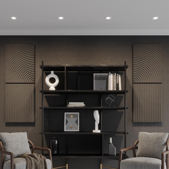 370999 Круглый белый встраиваемый светильник с антибликовым фильтром под лампу GU10 Novotech MORUS WIR 