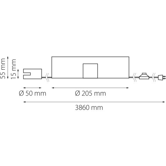 Мобильный блок питания (в розетку) NOVE 100W Lightstar 508157