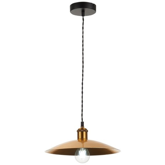 SL1017.203.01 Светильник подвесной ST-Luce Черный/Золотистый E27 1*60W ROMO