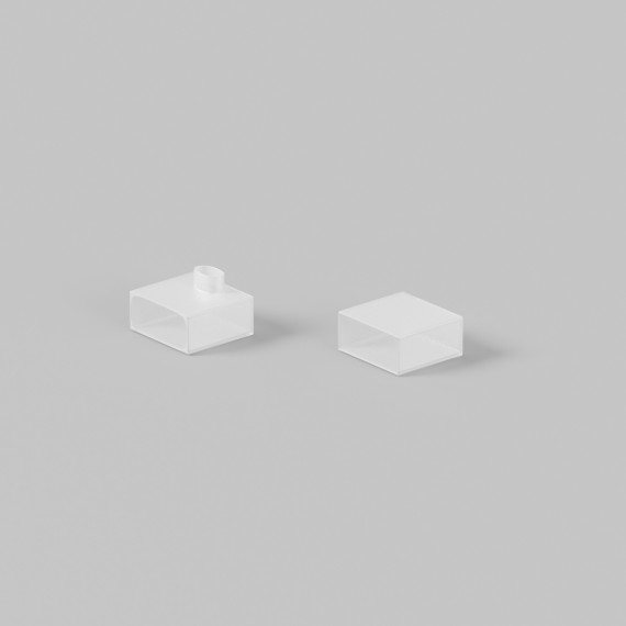 Заглушки для гибкого неона 10x4 мм 2 шт. 432043