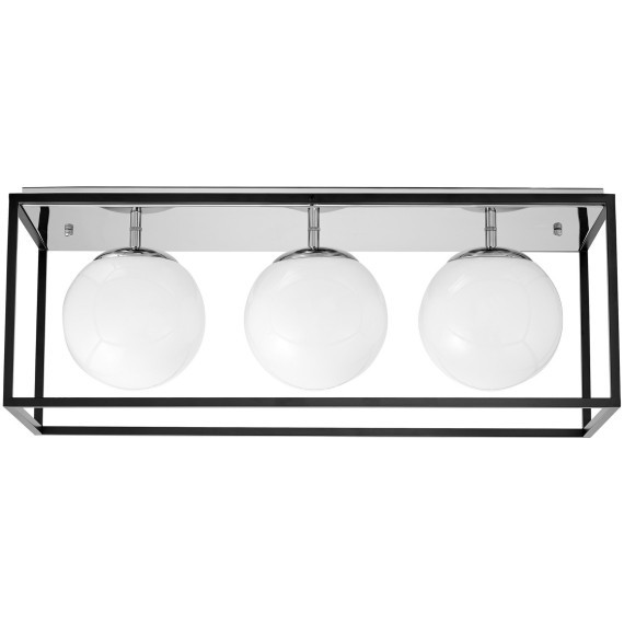 Потолочный светильник Lumina Deco Maldini LDC 8060-3 CHR+BK