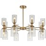 6586/16 MODERNI LN24 золото/прозрачный, металл/стекло Люстра подвесная E14 16*40W 220V KASSIA