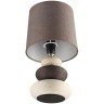 8126/1T COMFI LN25 коричневый/бежевый/белый, керамика/текстиль Настольная лампа Е14 1*40W 220V LATZA