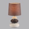 8126/1T COMFI LN25 коричневый/бежевый/белый, керамика/текстиль Настольная лампа Е14 1*40W 220V LATZA
