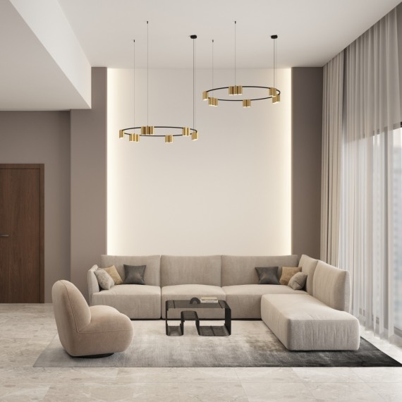 Подвесной светильник Orbit DK4067-BK+SG