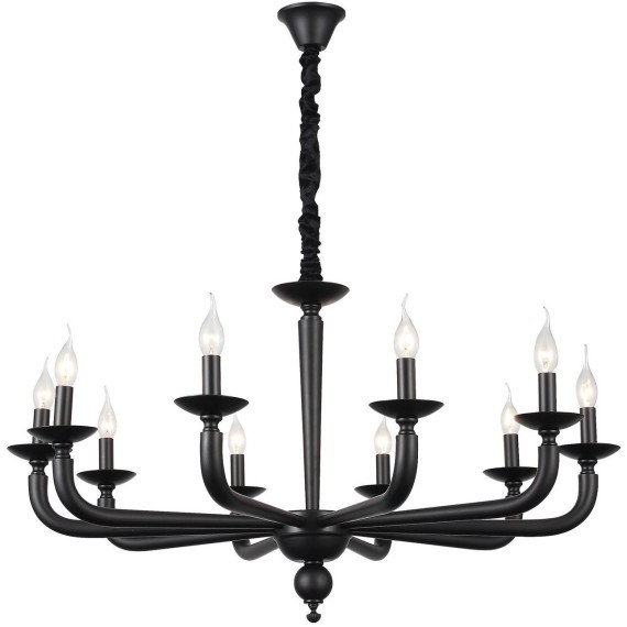 SL1114.403.10 Люстра подвесная ST-Luce Черный E14 10*40W FORTEZA