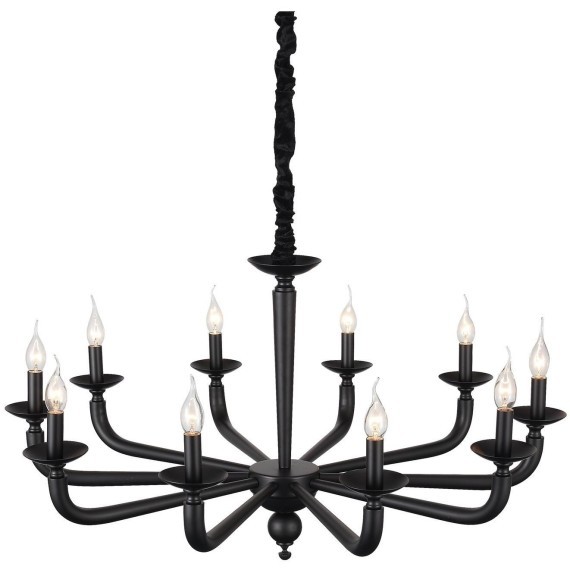 SL1114.403.10 Люстра подвесная ST-Luce Черный E14 10*40W FORTEZA