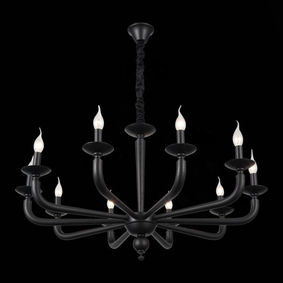 SL1114.403.10 Люстра подвесная ST-Luce Черный E14 10*40W FORTEZA