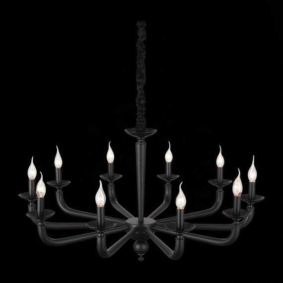 SL1114.403.10 Люстра подвесная ST-Luce Черный E14 10*40W FORTEZA