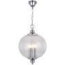 SL362.103.03 Светильник подвесной ST-Luce Хром/Прозрачный E14 3*60W LATERIA