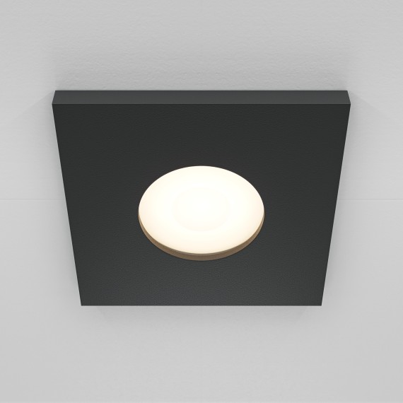 Встраиваемый светильник Maytoni DL083-01-GU10-SQ-B Stark IP65 под лампу 1xGU10 50W