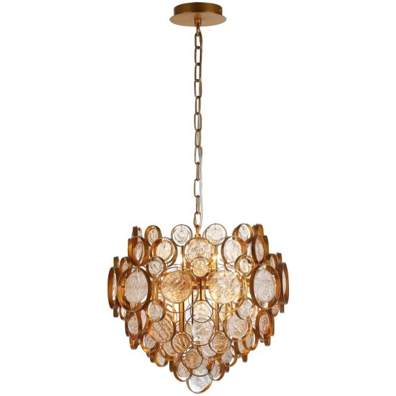 Светильник подвесной Crystal Lux DESEO SP6 D460 GOLD