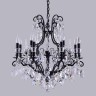 Люстра Crystal Lux MAGNIFICO SP13 BLACK/TRANSPARENT