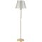 Торшер Crystal Lux NICOLAS PT1 GOLD/WHITE