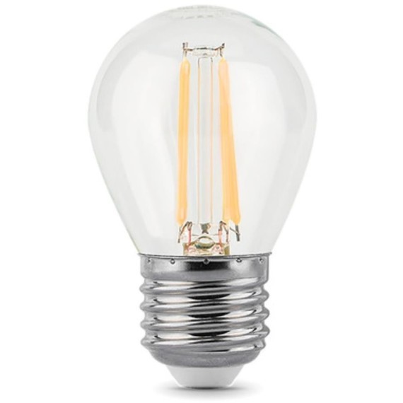105802105 Лампа Gauss LED Filament Шар E27 5W 420lm 2700K 1/10/50