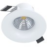 98243 Светодиодный встраиваемый светильник SALICETO димм., 6W(LED), ?88, 380lm, 3000K, алюминий, белый