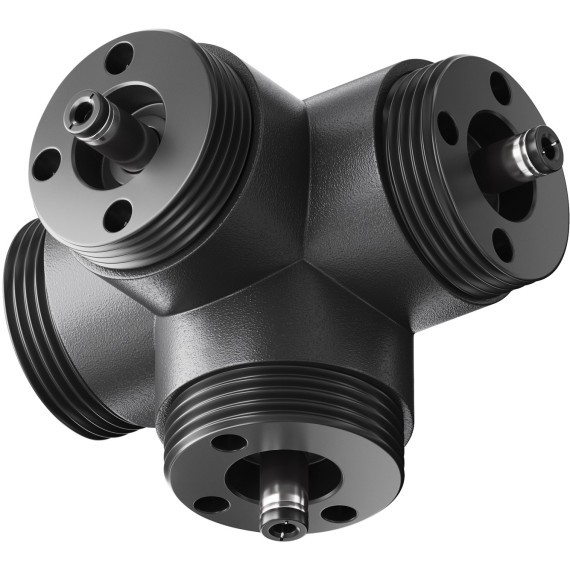 Х-образный вертикальный коннектор для системы Maytoni Shelf без ввода питания CA019L4C-B