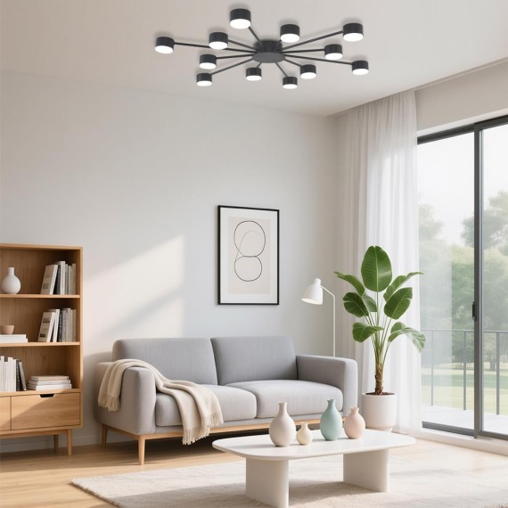 8344/12C Люстра Lumion COMFI GX53 LED 84W 220V TORINA