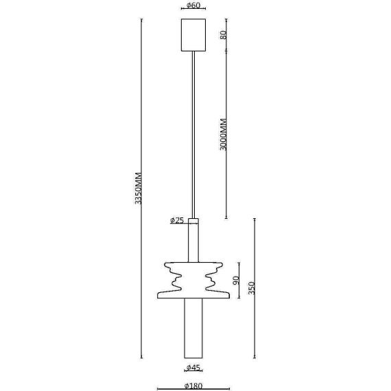 Подвесной светильник Maytoni MOD255PL-01B2