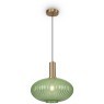 Подвесной светильник с 1 плафоном Freya FR8012PL-01GN Zelma под лампу 1xE27 40W