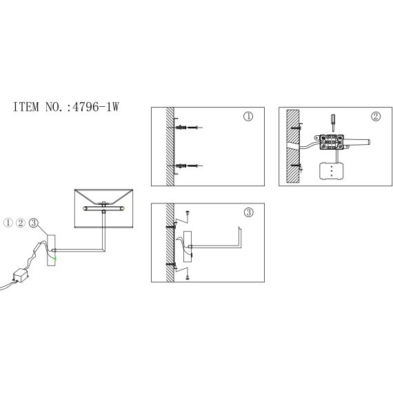 Бра F-Promo 4796-1W Hotelero