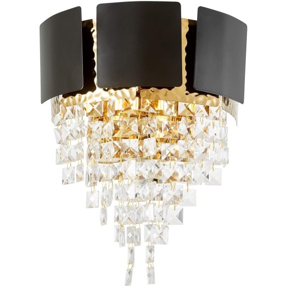 Бра Lumina Deco LDW 7045-2 BK+GD