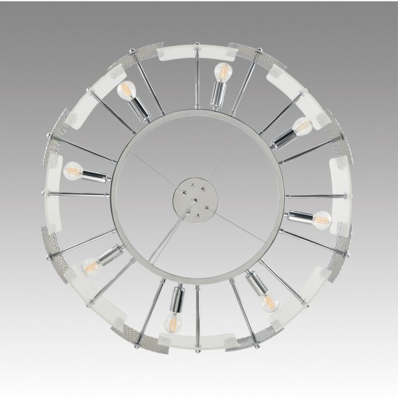 6588/8 MODERNI LN24 хром/тонированное стекло, металл/стекло Люстра подвесная E14 8*40W 220V LIBERTI
