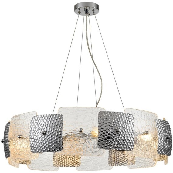 6588/8 MODERNI LN24 хром/тонированное стекло, металл/стекло Люстра подвесная E14 8*40W 220V LIBERTI