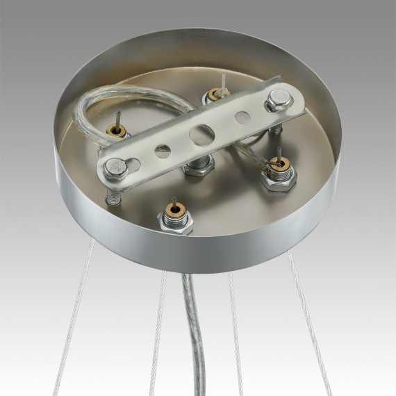 6588/8 MODERNI LN24 хром/тонированное стекло, металл/стекло Люстра подвесная E14 8*40W 220V LIBERTI