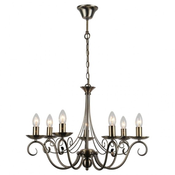 Люстра подвесная Lussole GRLSP-9942 ROOSEVELT IP21 под лампы 7xE14 49W