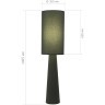 SL1354.705.01 Светильник напольный ST-Luce Хаки/Хаки, Черный E27 1*40W JACKIE