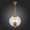 SL362.203.03 Светильник подвесной ST-Luce Золотистый/Прозрачный E14 3*60W LATERIA