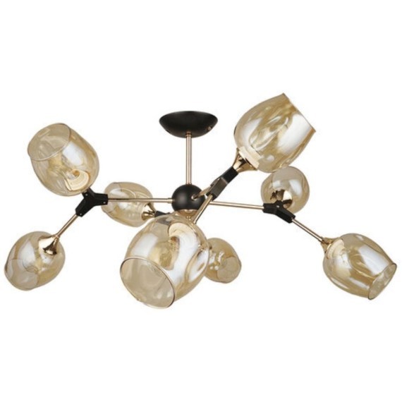 Люстра на штанге Arte Lamp SEPPIA A4211PL-8BK