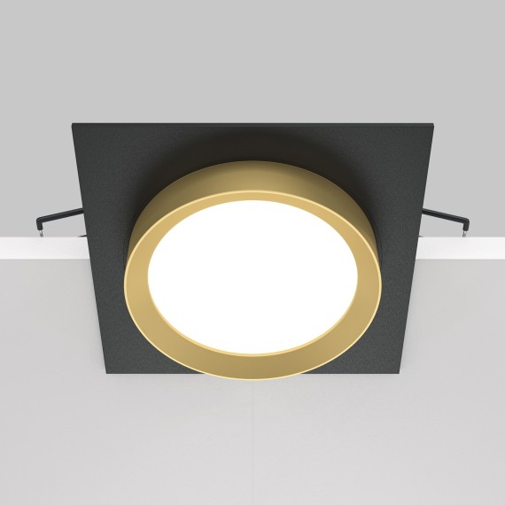 Встраиваемый светильник Maytoni DL086-GX53-SQ-BG Hoop под лампу 1xGX53 15W