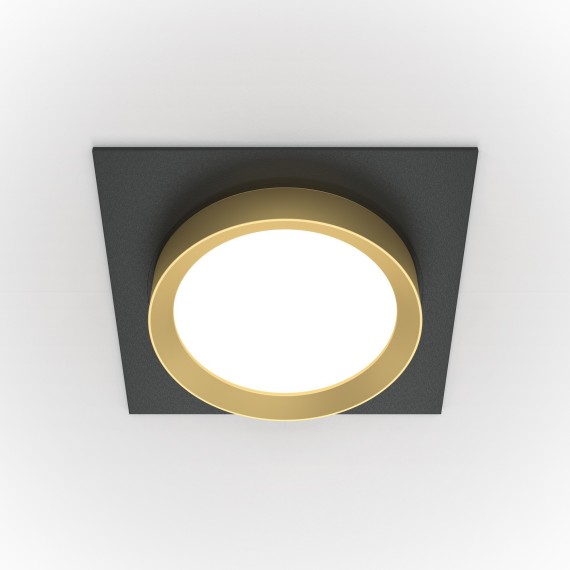 Встраиваемый светильник Maytoni DL086-GX53-SQ-BG Hoop под лампу 1xGX53 15W