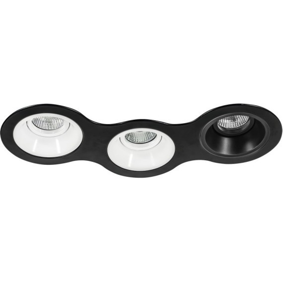 Встраиваемый светильник Lightstar D697060607 Domino под лампы 3xGU5.3 150W