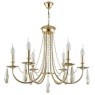 Люстра Crystal Lux VICTORIA SP6 GOLD/AMBER