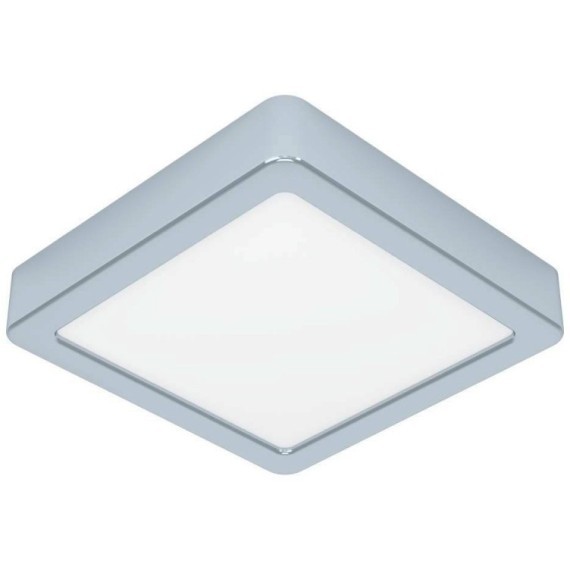 900649 Накладной светильник  FUEVA 5, 11W (LED), 3000K, IP44, L160, B160, H28, сталь, хром / пластик, белый