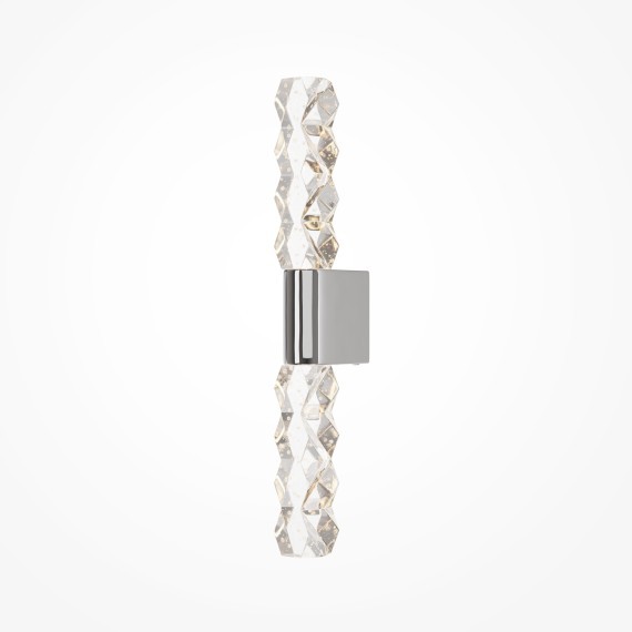 Серебристый светодиодный настенный светильник (бра) без выключателя на корпусе, 5Вт, 3000К, 300лм Maytoni Selemo MOD328WL-L5CH3K