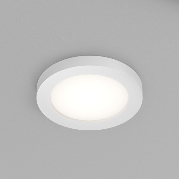 DK3012-WH Встраиваемый светильник влагозащищенный IP44 макс 50Вт GU10 белый алюминий