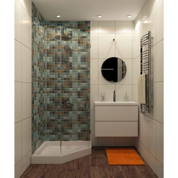 DK3012-WH Встраиваемый светильник влагозащищенный IP44 макс 50Вт GU10 белый алюминий