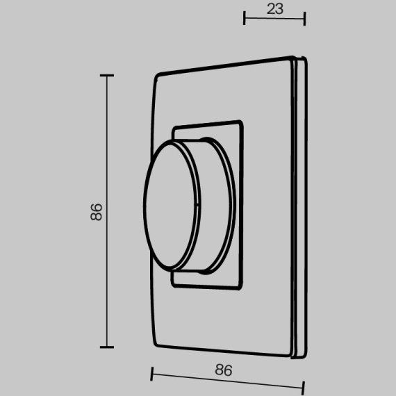 Роторная панель управления Maytoni TRIAC DIM 230AC 731003