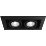 Встраиваемый светильник Maytoni DL008-2-02-B Metal Modern под лампы 2xGU10 50W