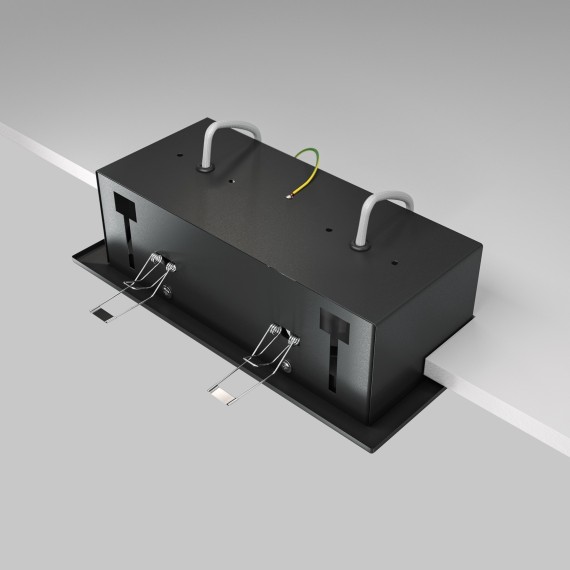 Встраиваемый светильник Maytoni DL008-2-02-B Metal Modern под лампы 2xGU10 50W