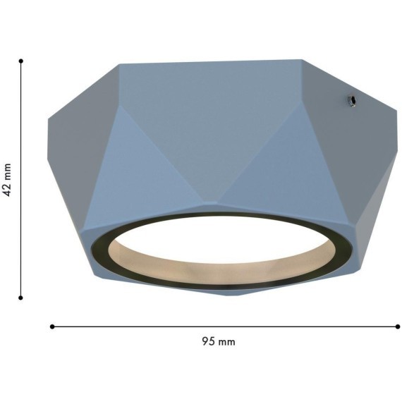 4669-1U, уличный светильник, L110xW95xH42, 1xGX53LEDx15W, IP54, excluded