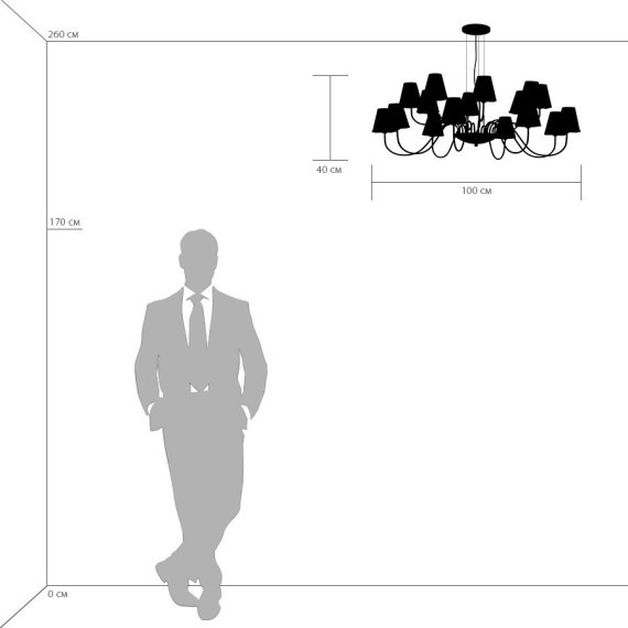 Подвесная люстра DIAFANO 758164