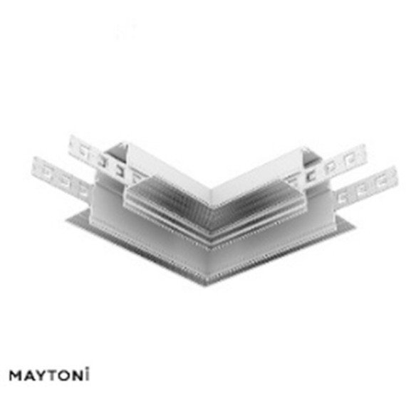 Угловой соединитель для шинопроводов в ГКЛ 12.5мм Maytoni Exility TRA034CL-42.12W