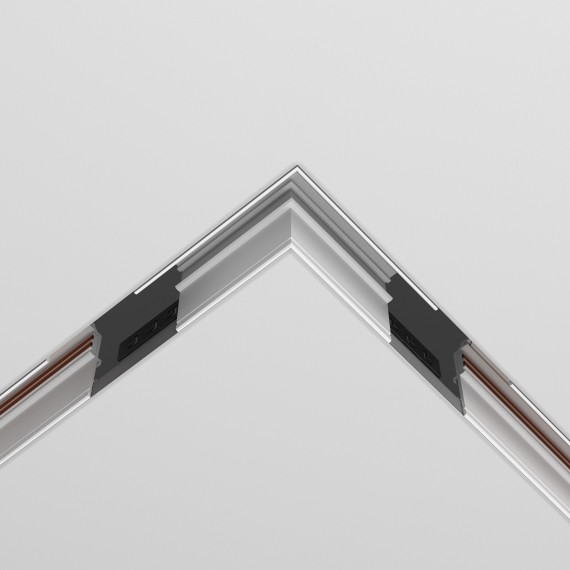 Угловой соединитель для шинопроводов в ГКЛ 12.5мм Maytoni Exility TRA034CL-42.12W