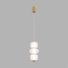 8324/25L Подвесной бронзовый светодиодный светильник с белым стеклянным плафоном 10Вт 380Лм 4000K CRI80 220V LUMION TAISHA
