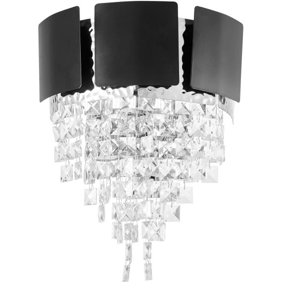 Бра Lumina Deco LDW 7045-2 BK+CHR
